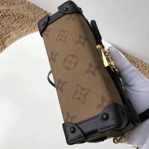 Aaa replica ru Malle Louis Vuitton Petite Clutch Trunk 0806